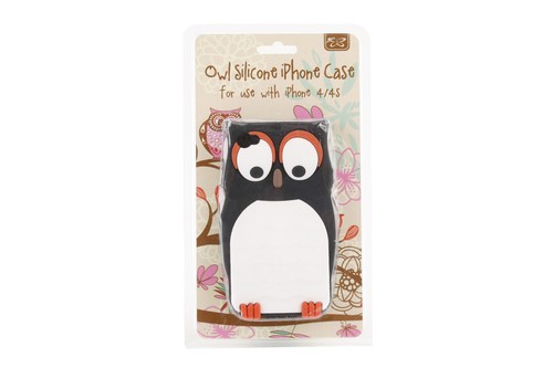 Retro owl silicone phone - silicone, i-phone