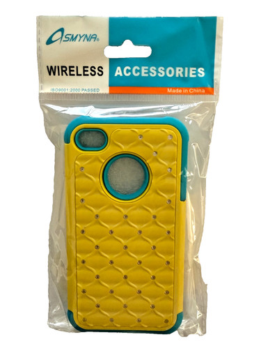 Apple iphone yellow blue - 4,